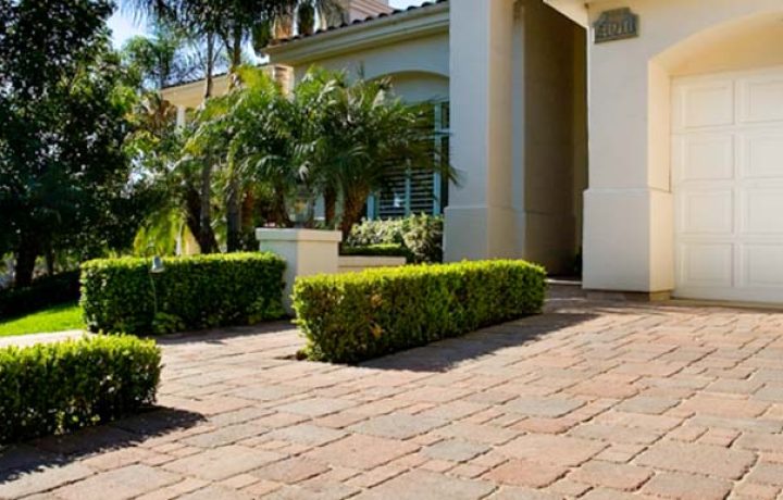 Brick Paver Driveway of a residential property